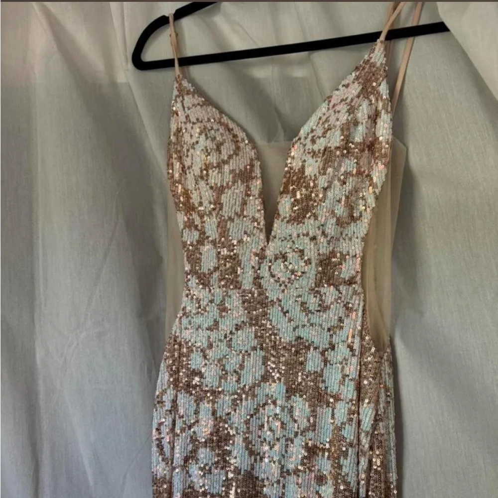 Clarisse Floral Prom Dress - Picture 4 of 6